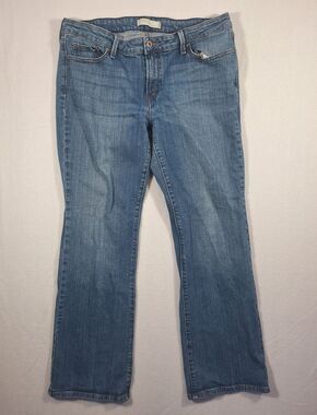 Levi's 545 Jeans Women's 12 Medium Low Boot Cut Blue Denim Stretch Y2K 0409